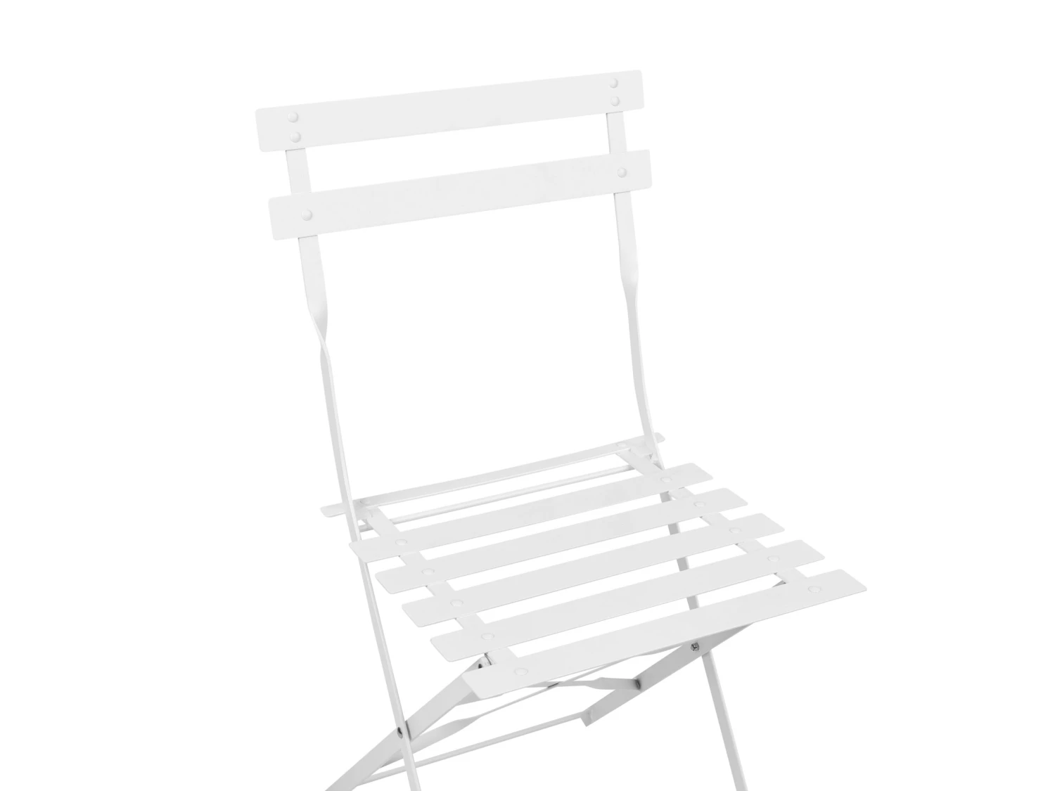 Balkonset Weiß 2 Stühle Zusammenklappbar FIORI 9 Balkonset Weiß 2 Stühle Zusammenklappbar FIORI – Bild 9