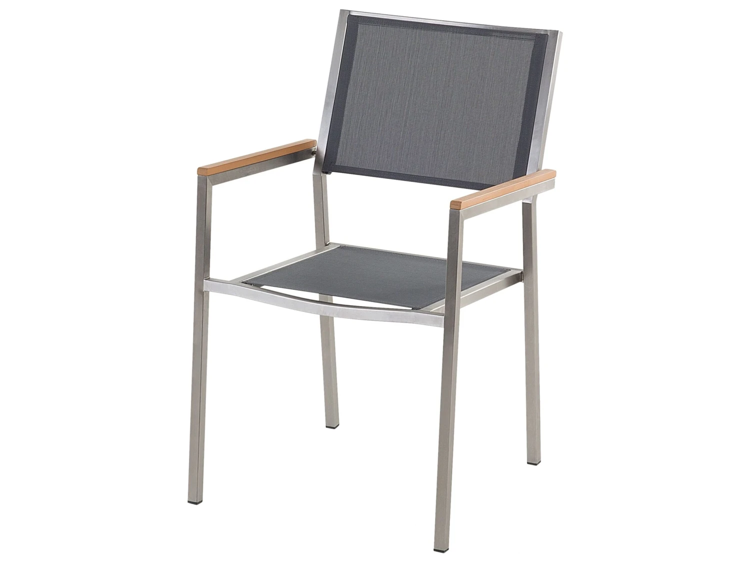 Gartenmöbel Set Naturstein Schwarz Poliert 180 X 90 Cm 6-Sitzer Stühle Grau GROSSETO 7 Gartenmöbel Set Naturstein Schwarz Poliert 180 X 90 Cm 6-Sitzer Stühle Grau GROSSETO – Bild 7