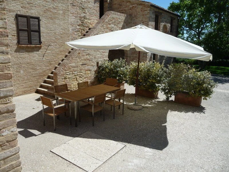 Gartenmöbel Set Edelstahl / Teakholz Hellbraun 6-Sitzer VIAREGGIO 3 Gartenmöbel Set Edelstahl / Teakholz Hellbraun 6-Sitzer VIAREGGIO – Bild 3