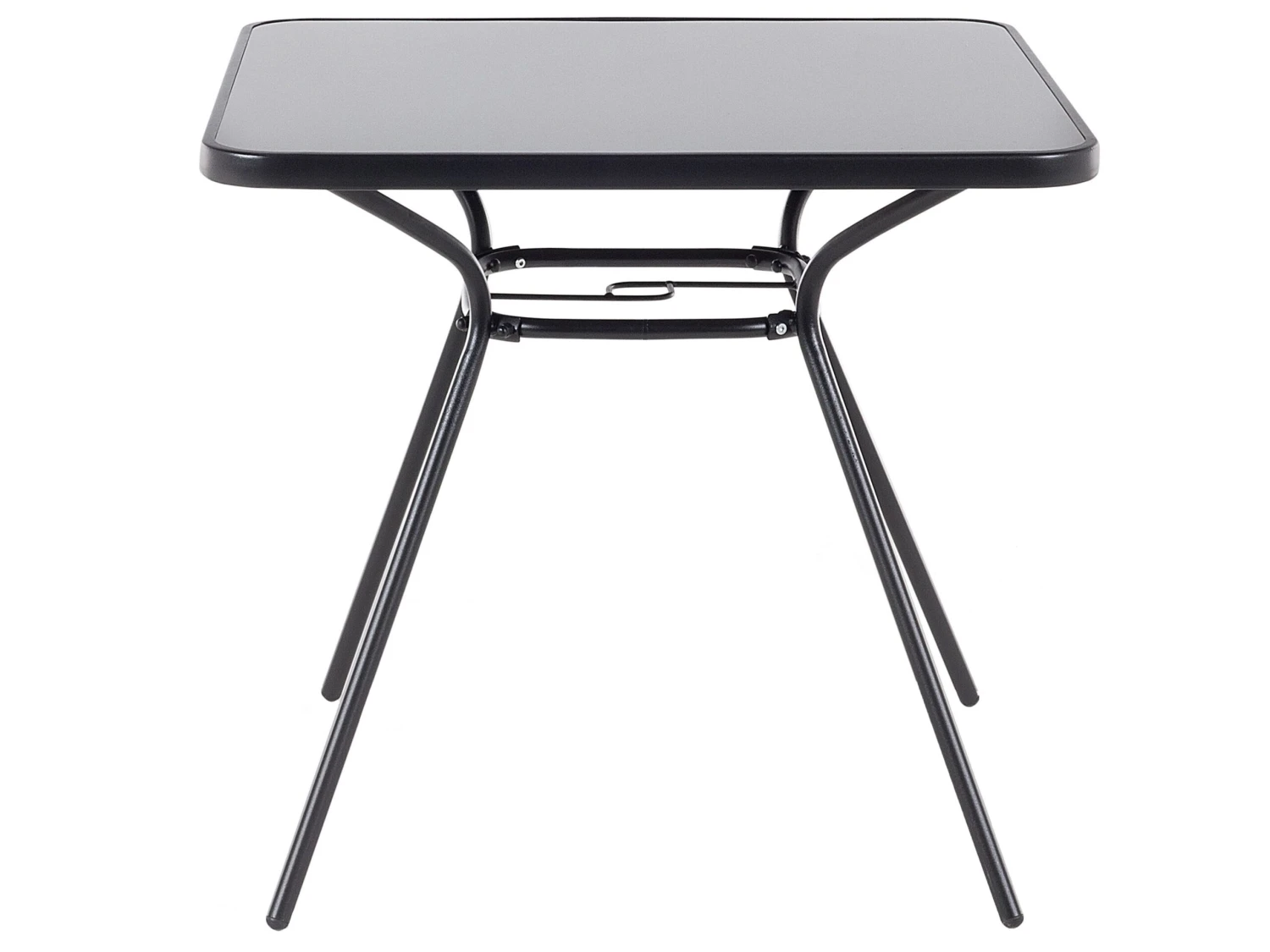 Gartentisch Stahl Schwarz 80 X 80 Cm LIVO 7 Gartentisch Stahl Schwarz 80 X 80 Cm LIVO – Bild 7