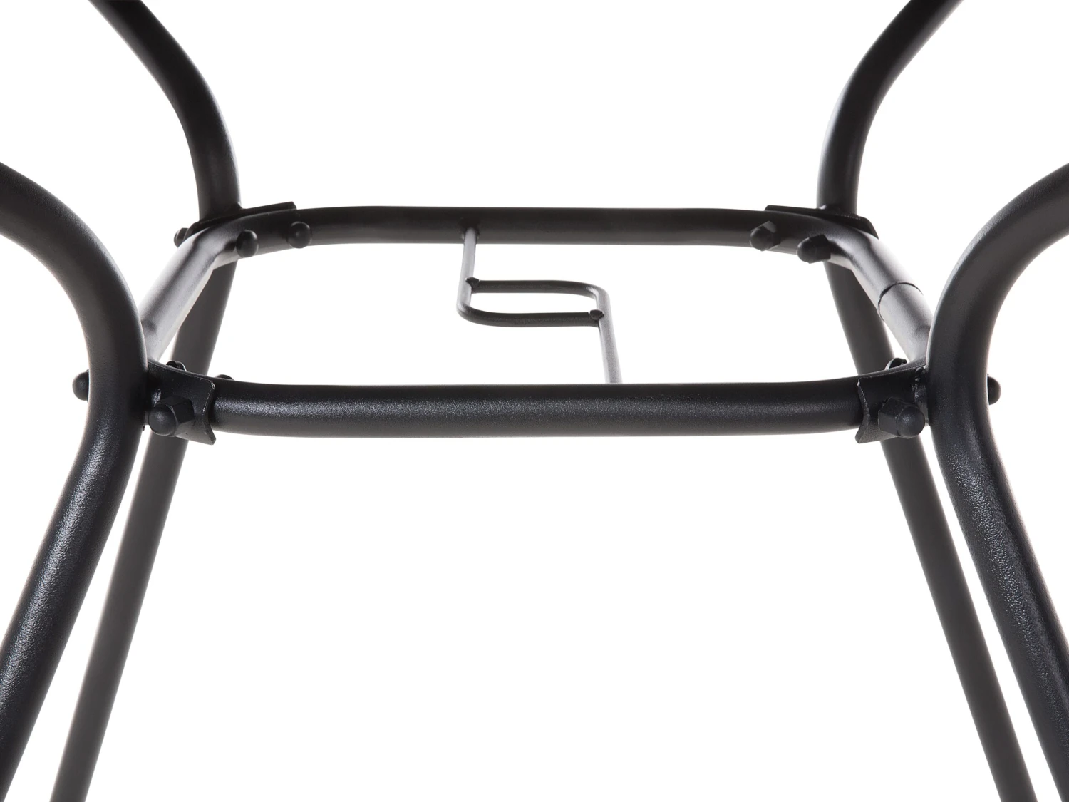 Gartentisch Stahl Schwarz 80 X 80 Cm LIVO 9 Gartentisch Stahl Schwarz 80 X 80 Cm LIVO – Bild 9