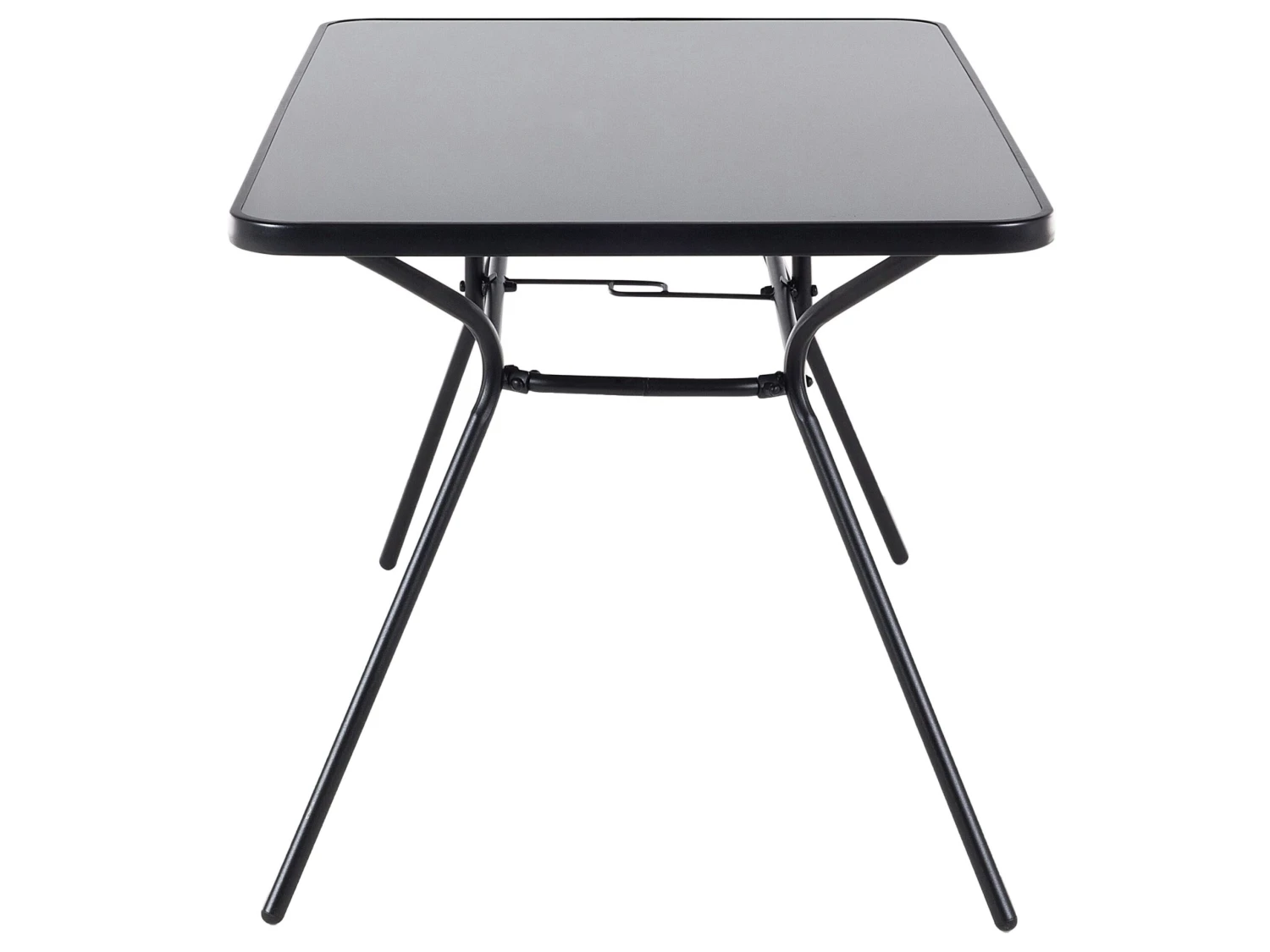 Gartentisch Stahl Schwarz 140 X 80 Cm LIVO 9 Gartentisch Stahl Schwarz 140 X 80 Cm LIVO – Bild 9