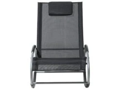 Gartenstuhl Textil Schwarz Schaukelfunktion CAMPO 13 Gartenstuhl Textil Schwarz Schaukelfunktion CAMPO -Beliani Verkaufsgeschäft undef src sa picid 689254 type whitesh image