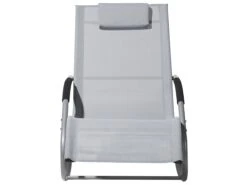 Gartenliege Grau Textil Schaukelfunktion CARANO 13 Gartenliege Grau Textil Schaukelfunktion CARANO -Beliani Verkaufsgeschäft undef src sa picid 689383 type whitesh image