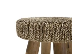 Beistelltisch Teakholz Hellbraun ⌀ 44 Cm KELSEY -Beliani Verkaufsgeschäft undef src sa picid 703666 type whitesh image