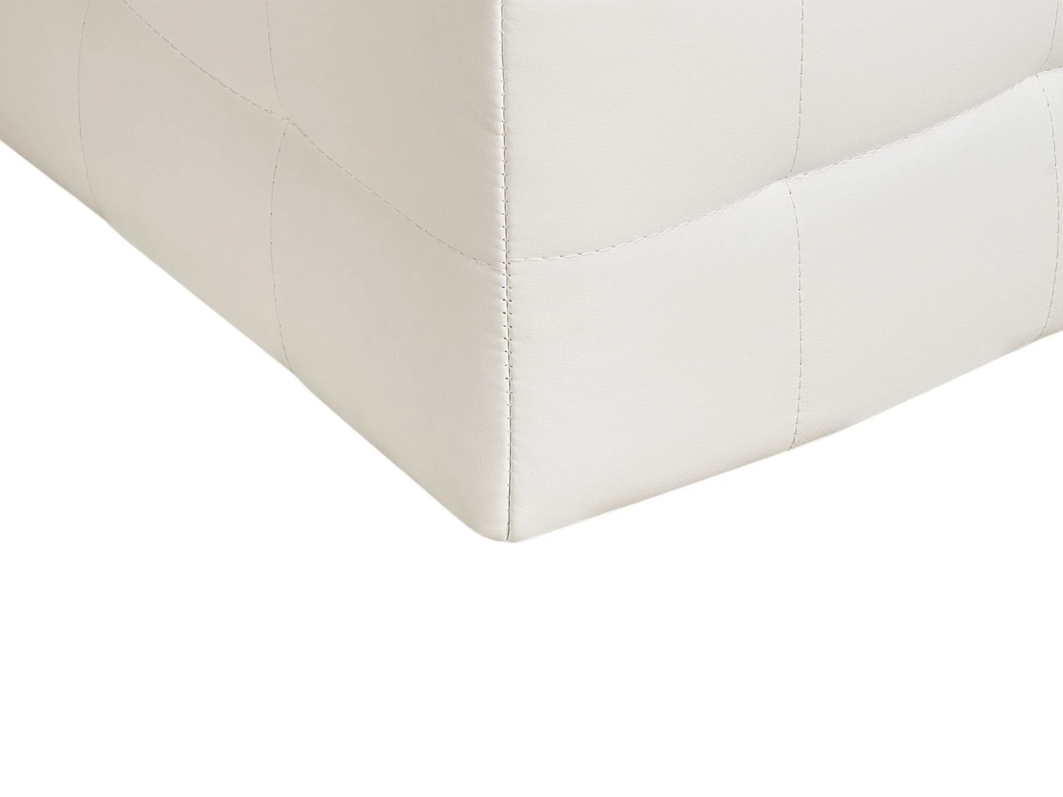 Hocker Mit Stauraum Kunstleder Weiß MICHIGAN 9 Hocker Mit Stauraum Kunstleder Weiß MICHIGAN – Bild 9