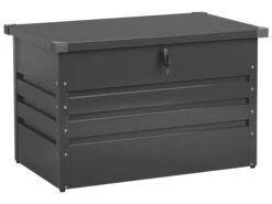 Auflagenbox Stahl Graphitgrau 100 X 62 Cm CEBROSA 13 Auflagenbox Stahl Graphitgrau 100 X 62 Cm CEBROSA -Beliani Verkaufsgeschäft undef src sa picid 717643 type whitesh image