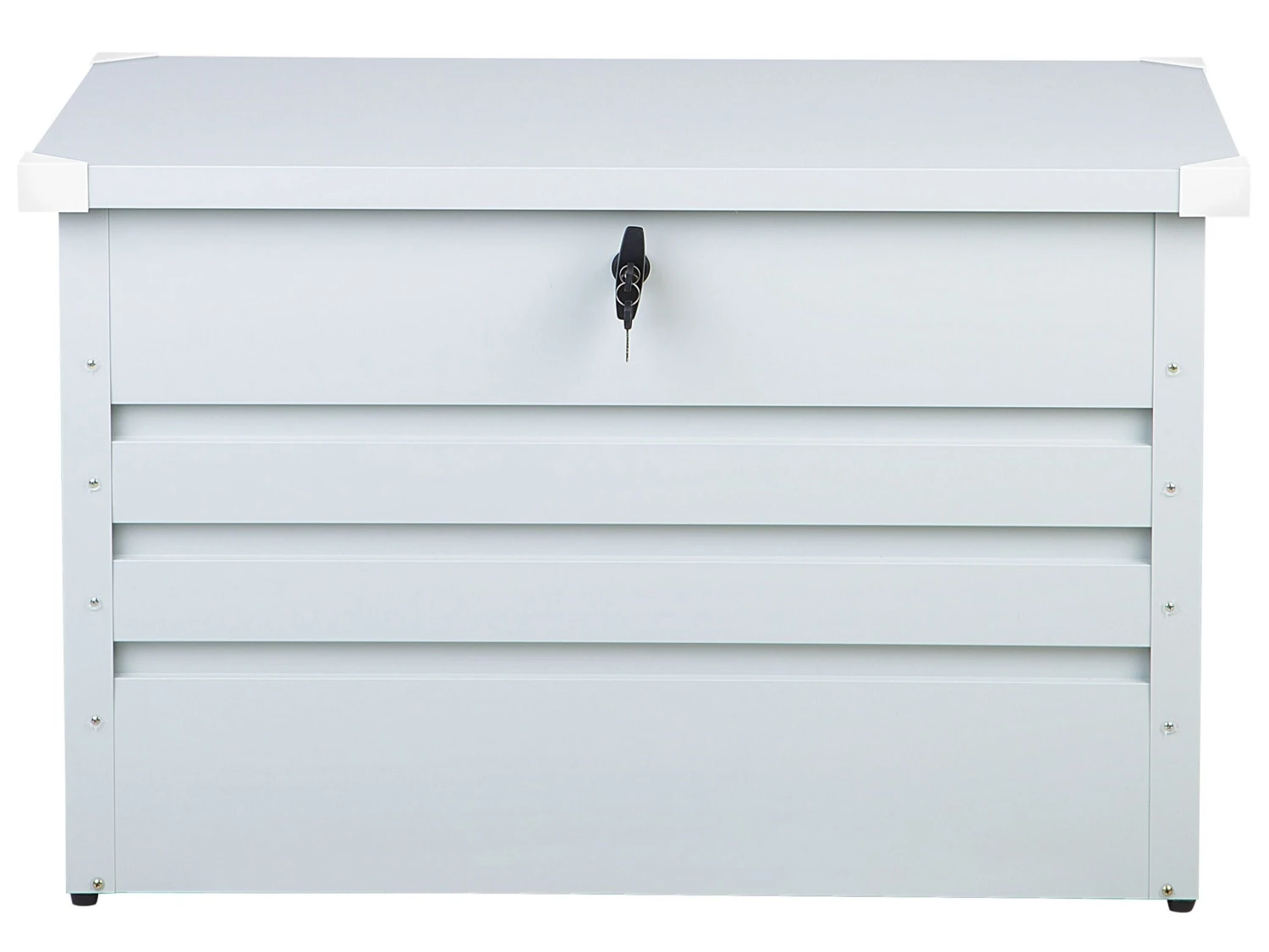 Auflagenbox Stahl Hellgrau 100 X 62 Cm CEBROSA 5 Auflagenbox Stahl Hellgrau 100 X 62 Cm CEBROSA – Bild 5