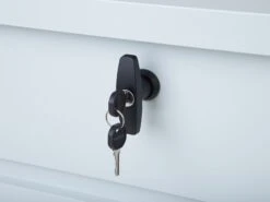 Auflagenbox Stahl Hellgrau 132 X 62 Cm CEBROSA 19 Auflagenbox Stahl Hellgrau 132 X 62 Cm CEBROSA -Beliani Verkaufsgeschäft undef src sa picid 717710 type whitesh image