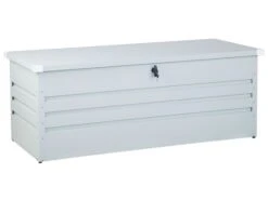 Auflagenbox Stahl Hellgrau 165 X 70 Cm CEBROSA 12 Auflagenbox Stahl Hellgrau 165 X 70 Cm CEBROSA -Beliani Verkaufsgeschäft undef src sa picid 717762 type whitesh image