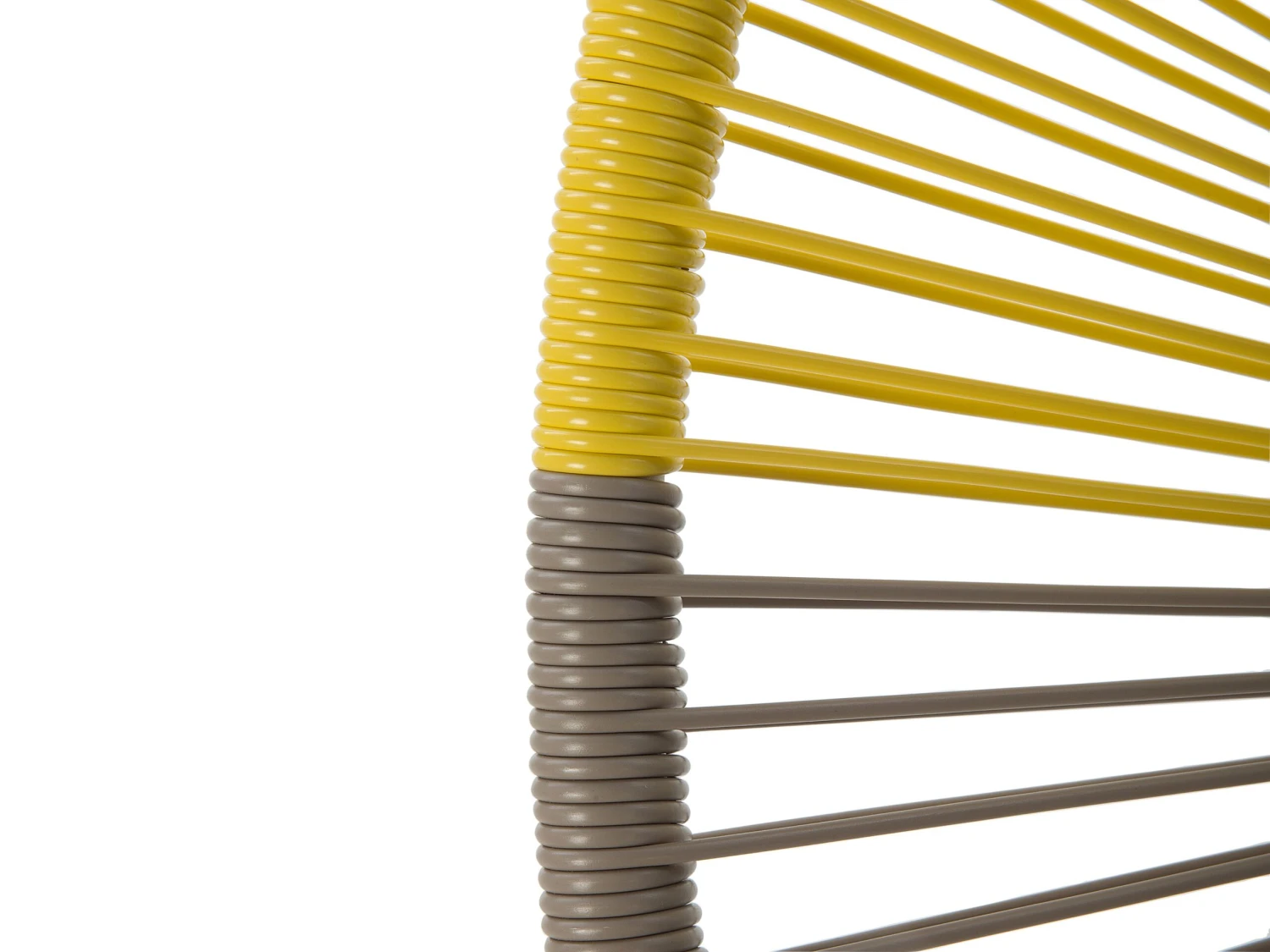 Rattanstuhl Kunststoff Beige / Gelb ø 76 Cm ACAPULCO 10 Rattanstuhl Kunststoff Beige / Gelb ø 76 Cm ACAPULCO – Bild 10