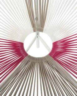 Rattanstuhl Kunststoff Weiß/beige/rosa 2er Set ø 76 Cm ACAPULCO 19 Rattanstuhl Kunststoff Weiß/beige/rosa 2er Set ø 76 Cm ACAPULCO -Beliani Verkaufsgeschäft undef src sa picid 718068 type whitesh image