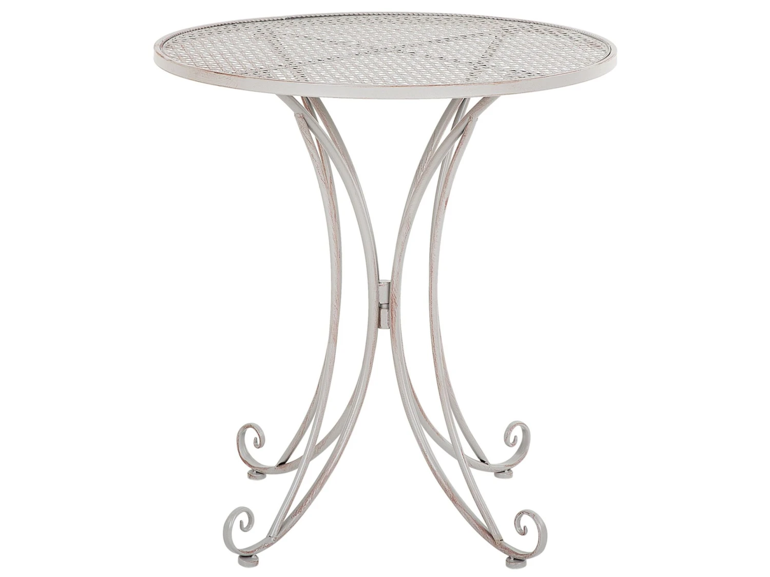 Balkonset Grau 2 Stühle Metall CILENTO 5 Balkonset Grau 2 Stühle Metall CILENTO – Bild 5