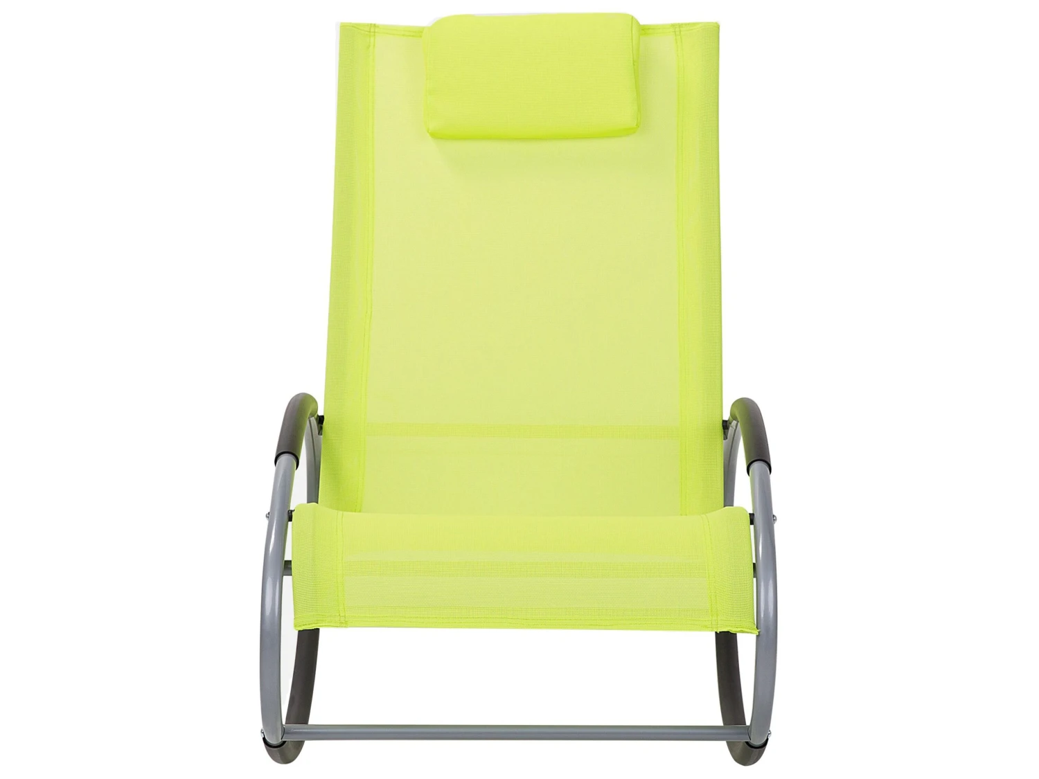 Gartenstuhl Textil Limettengrün Schaukelfunktion CAMPO 5 Gartenstuhl Textil Limettengrün Schaukelfunktion CAMPO – Bild 5