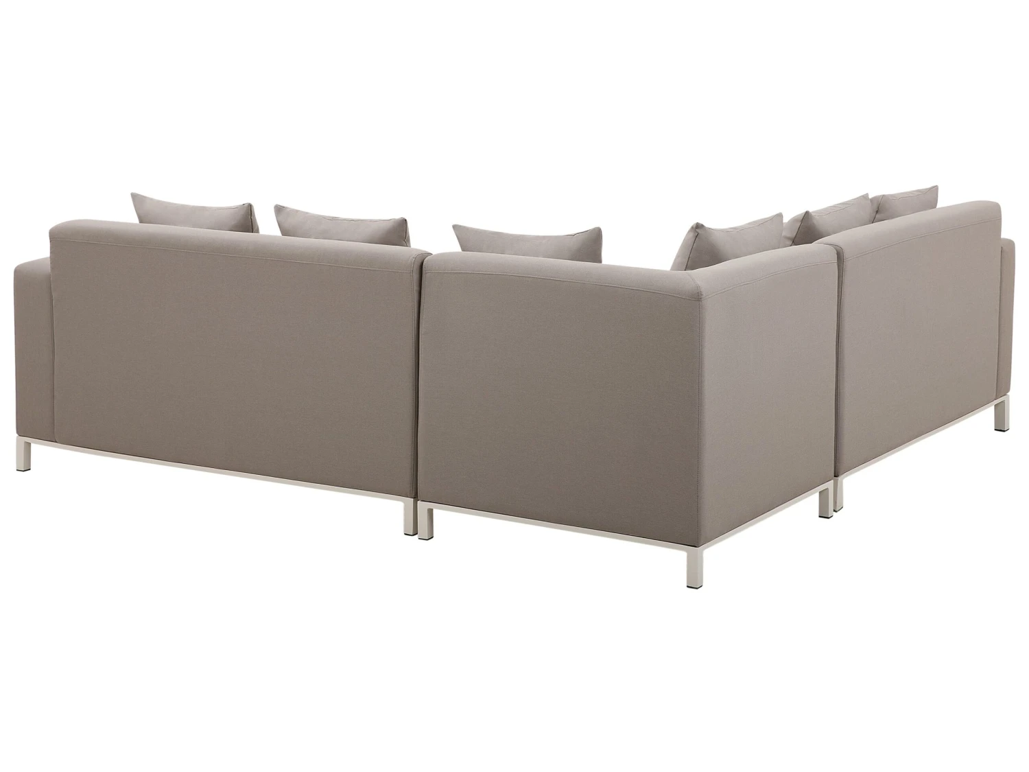 Lounge Set Beige 5-Sitzer Linksseitig BELIZE 6 Lounge Set Beige 5-Sitzer Linksseitig BELIZE – Bild 6