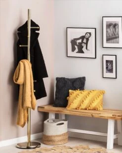 Sitzbank Akazienholz Weiß / Hellbraun 140 Cm SCANIA 15 Sitzbank Akazienholz Weiß / Hellbraun 140 Cm SCANIA -Beliani Verkaufsgeschäft undef src sa picid 757201 type color image