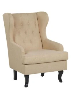 Sessel Polsterbezug Beige ALTA