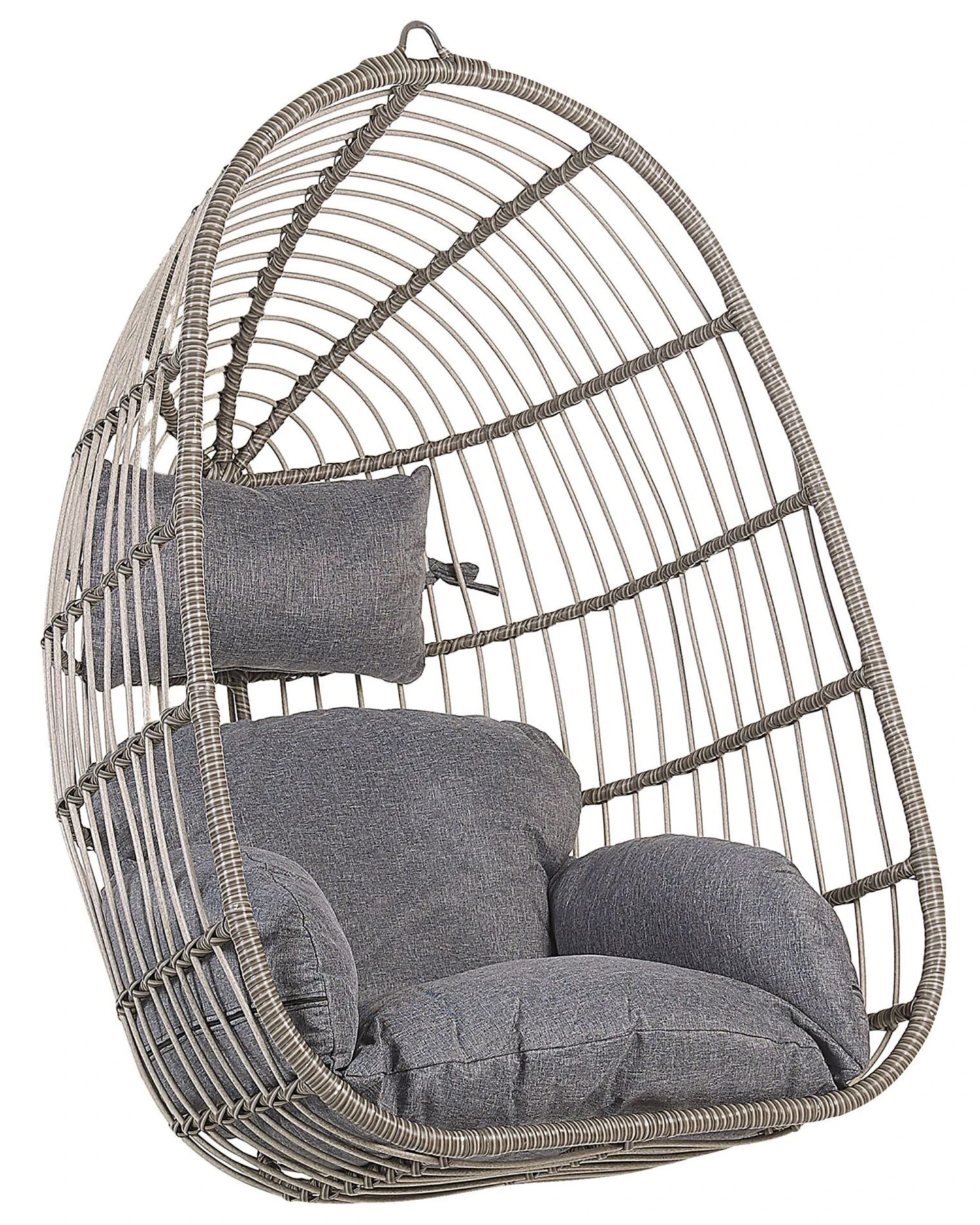 Hängesessel Rattan Grau CASOLI 1 Hängesessel Rattan Grau CASOLI