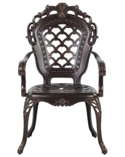 Gartenstuhl Aluminium Dunkelbraun 2er Set LIZZANO 11 Gartenstuhl Aluminium Dunkelbraun 2er Set LIZZANO -Beliani Verkaufsgeschäft undef src sa picid 765548 type whitesh image