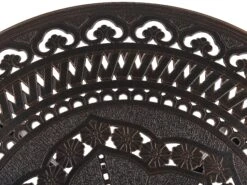 Gartentisch Dunkelbraun Aluminium ⌀ 102 Cm SALENTO 9 Gartentisch Dunkelbraun Aluminium ⌀ 102 Cm SALENTO -Beliani Verkaufsgeschäft undef src sa picid 765555 type whitesh image