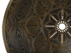 Gartentisch Dunkelbraun Aluminium ⌀ 100 Cm SAPRI 10 Gartentisch Dunkelbraun Aluminium ⌀ 100 Cm SAPRI -Beliani Verkaufsgeschäft undef src sa picid 765803 type whitesh image