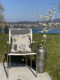 Gartenstuhl Grau 6er Set Edelstahl GROSSETO 13 Gartenstuhl Grau 6er Set Edelstahl GROSSETO -Beliani Verkaufsgeschäft undef src sa picid 767493 type whitesh image