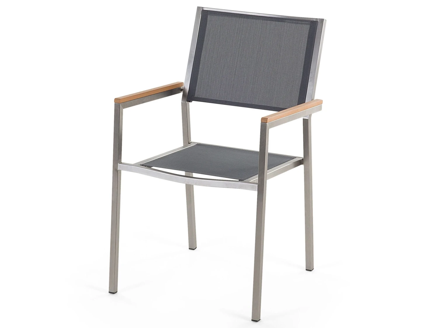 Gartenmöbel Set Eukalyptusholz 180 Cm 6-Sitzer Textilbespannung Grau GROSSETO 8 Gartenmöbel Set Eukalyptusholz 180 Cm 6-Sitzer Textilbespannung Grau GROSSETO – Bild 8