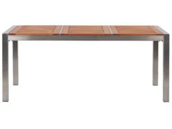 Gartenmöbel Set Eukalyptusholz 180 Cm 6-Sitzer Textilbespannung Weiß GROSSETO 14 Gartenmöbel Set Eukalyptusholz 180 Cm 6-Sitzer Textilbespannung Weiß GROSSETO -Beliani Verkaufsgeschäft undef src sa picid 768450 type whitesh image