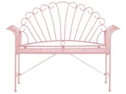 Balkonset Rosa Metall Bank Mit Beistelltisch CAVINIA 13 Balkonset Rosa Metall Bank Mit Beistelltisch CAVINIA -Beliani Verkaufsgeschäft undef src sa picid 774645 type whitesh image