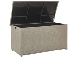 Auflagenbox Rattan Taupe 155 X 75 Cm MODENA