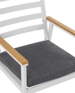 Gartenstuhl Aluminium Weiß Auflagen Grau 4er Set CAVOLI 17 Gartenstuhl Aluminium Weiß Auflagen Grau 4er Set CAVOLI -Beliani Verkaufsgeschäft undef src sa picid 777368 type whitesh image