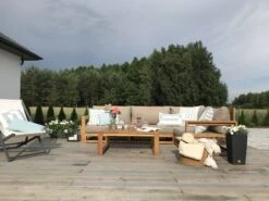 Lounge Set Akazienholz Hellbraun 4-Sitzer Auflagen Taupe TIMOR 16 Lounge Set Akazienholz Hellbraun 4-Sitzer Auflagen Taupe TIMOR -Beliani Verkaufsgeschäft undef src sa picid 777942 type whitesh image