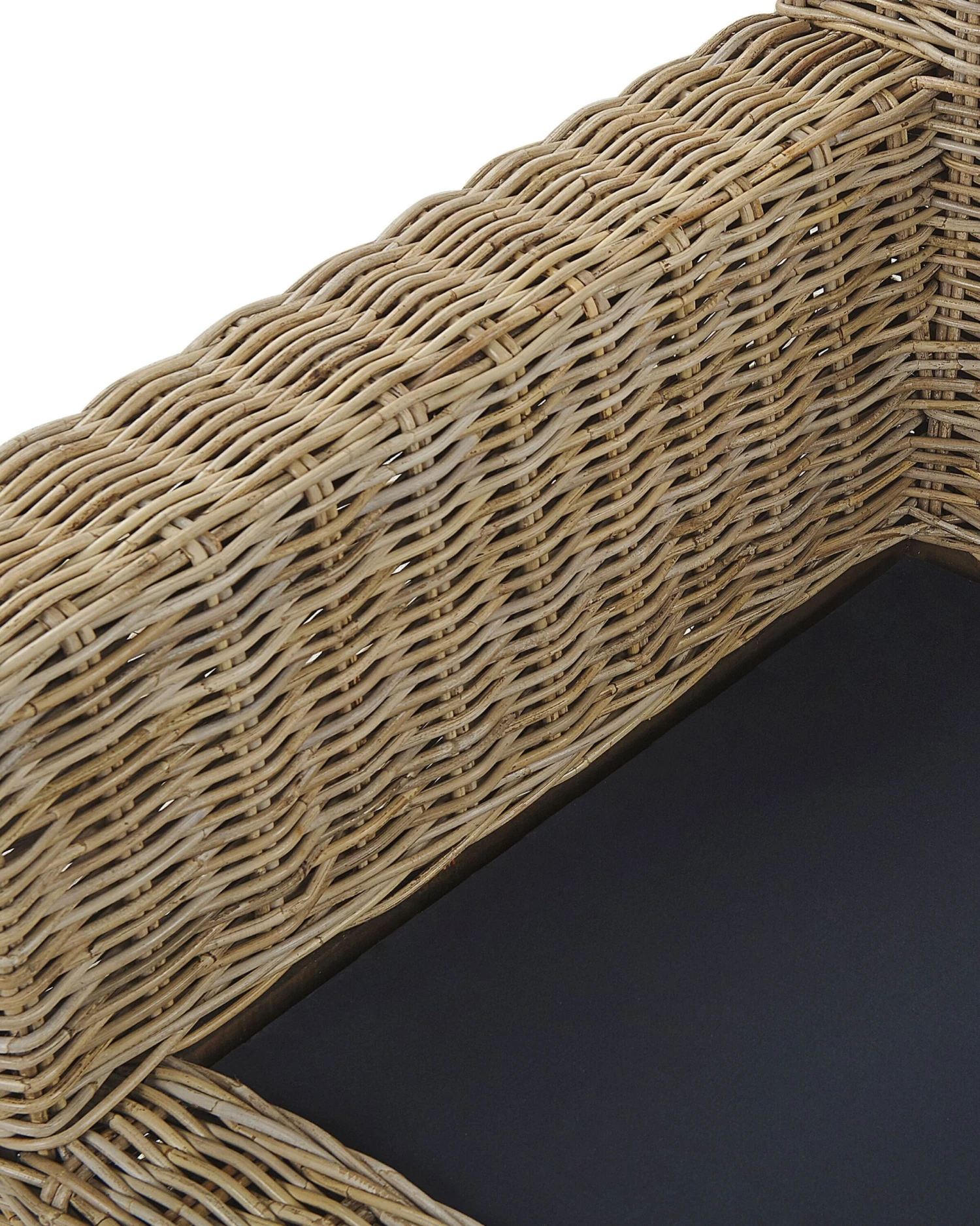 Gartensessel Rattan Natürlich Auflagen Cremeweiß ARDEA 5 Gartensessel Rattan Natürlich Auflagen Cremeweiß ARDEA – Bild 5