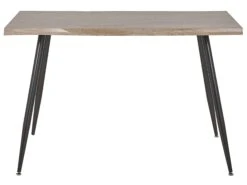 Esstisch Heller Holzfarbton / Schwarz 120 X 80 Cm LUTON -Beliani Verkaufsgeschäft undef src sa picid 786554 type whitesh image