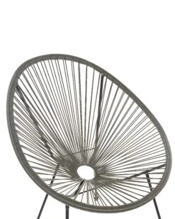 Rattanstuhl Kunststoff Dunkelgrau 2er Set ø 70 Cm ACAPULCO II 16 Rattanstuhl Kunststoff Dunkelgrau 2er Set ø 70 Cm ACAPULCO II -Beliani Verkaufsgeschäft undef src sa picid 795188 type whitesh image