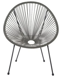 Rattanstuhl Kunststoff Dunkelgrau 2er Set ø 70 Cm ACAPULCO II 14 Rattanstuhl Kunststoff Dunkelgrau 2er Set ø 70 Cm ACAPULCO II -Beliani Verkaufsgeschäft undef src sa picid 795189 type whitesh image