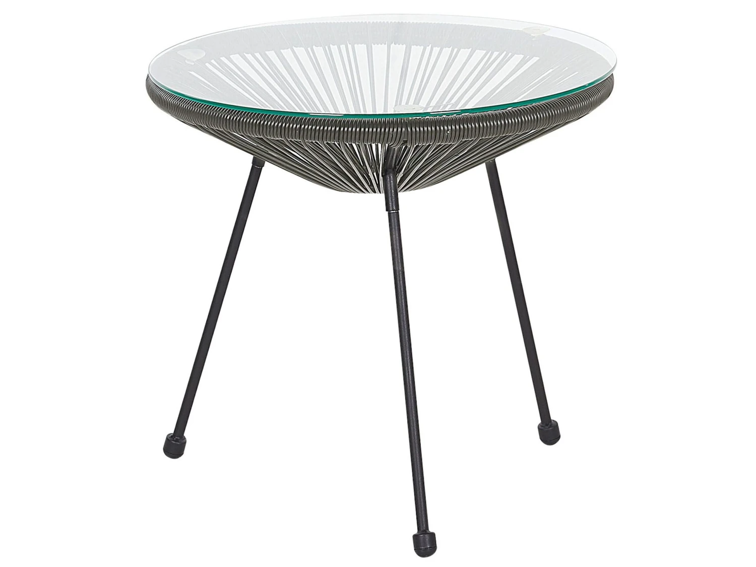 Balkonset Rattan Dunkelgrau ACAPULCO II 4 Balkonset Rattan Dunkelgrau ACAPULCO II – Bild 4