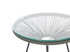 Balkonset Rattan Dunkelgrau ACAPULCO II 14 Balkonset Rattan Dunkelgrau ACAPULCO II -Beliani Verkaufsgeschäft undef src sa picid 795221 type whitesh image