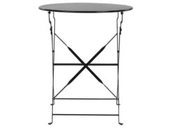 Balkonset Schwarz 2 Stühle Zusammenklappbar FIORI 15 Balkonset Schwarz 2 Stühle Zusammenklappbar FIORI -Beliani Verkaufsgeschäft undef src sa picid 797433 type whitesh image