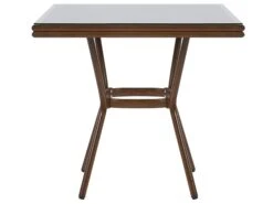 Gartentisch Aluminium Grau / Dunkler Holzfarbton 80 X 80 Cm CASPRI 10 Gartentisch Aluminium Grau / Dunkler Holzfarbton 80 X 80 Cm CASPRI -Beliani Verkaufsgeschäft undef src sa picid 799076 type whitesh image