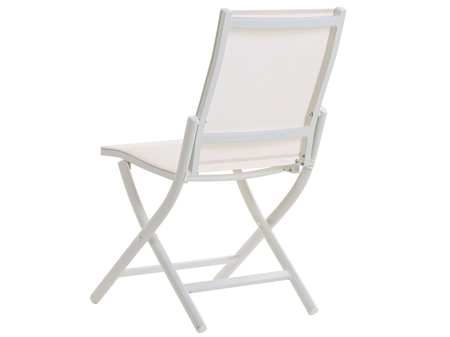 Balkonset Aluminium Textilbespannung Weiß 2-Sitzer Zusammenklappbar CAORLE 5 Balkonset Aluminium Textilbespannung Weiß 2-Sitzer Zusammenklappbar CAORLE – Bild 5