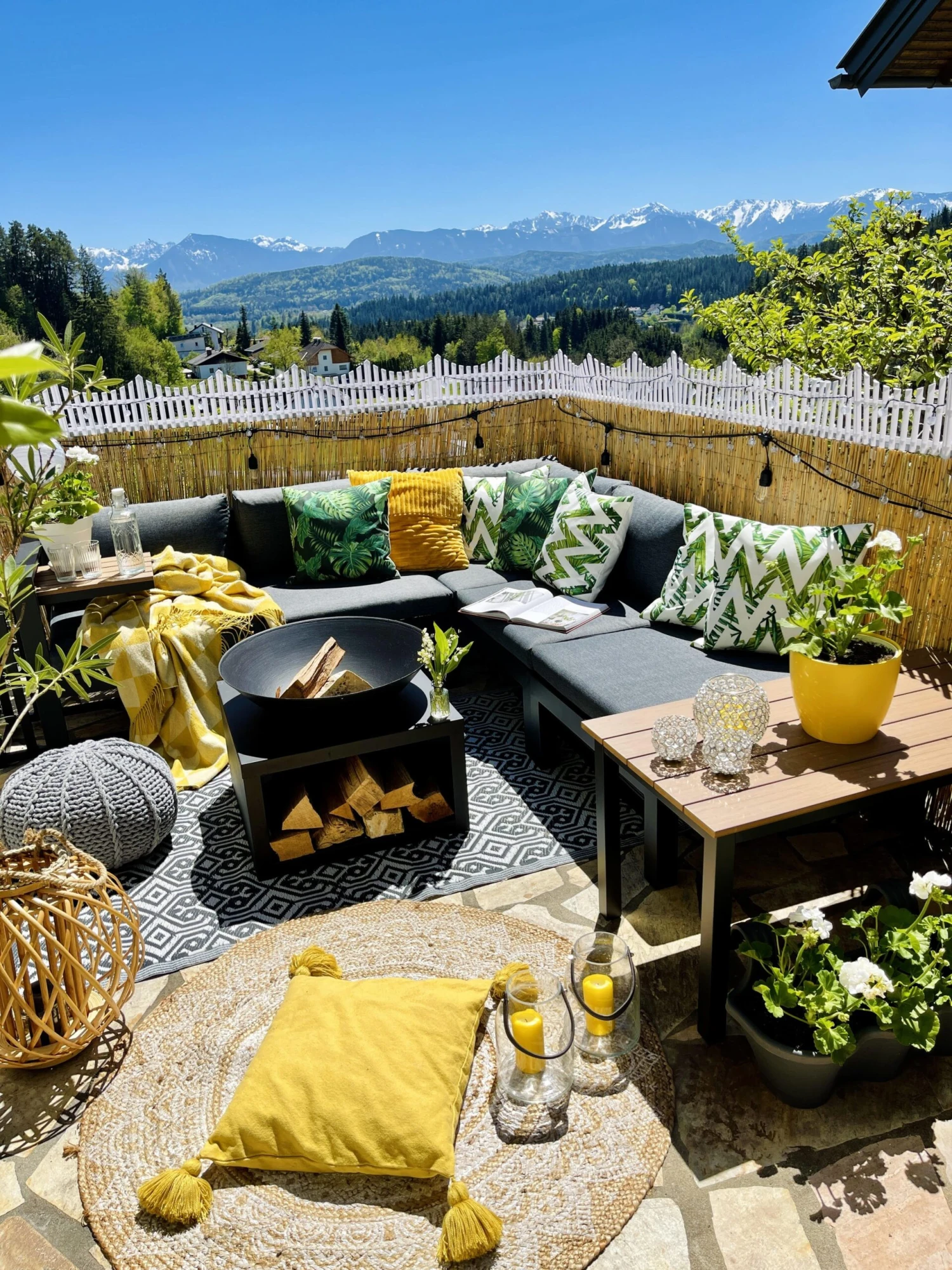 Lounge Set Kunstholz Schwarz 5-Sitzer Auflagen Grau MESSINA 10 Lounge Set Kunstholz Schwarz 5-Sitzer Auflagen Grau MESSINA – Bild 10