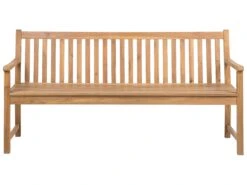 Gartenbank Zertifiziertes Holz Hellbraun 180 Cm VIVARA
