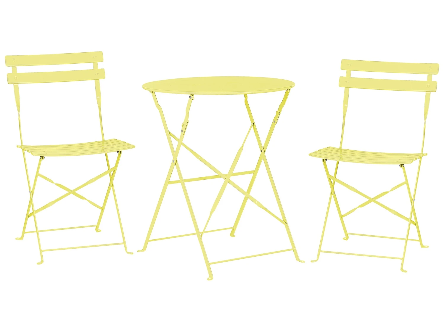 Balkonset Limette 2 Stühle Zusammenklappbar FIORI 1 Balkonset Limette 2 Stühle Zusammenklappbar FIORI