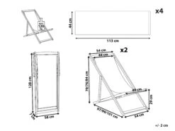 Liegestuhl Akazienholz Dunkelbraun Textil Bunt Flamingomuster 2er Set ANZIO 19 Liegestuhl Akazienholz Dunkelbraun Textil Bunt Flamingomuster 2er Set ANZIO -Beliani Verkaufsgeschäft undef src sa picid 805893 type whitesh image
