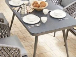 Gartentisch Aluminium Grau 140 X 80 Cm LIPARI 10 Gartentisch Aluminium Grau 140 X 80 Cm LIPARI -Beliani Verkaufsgeschäft undef src sa picid 808266 type whitesh image