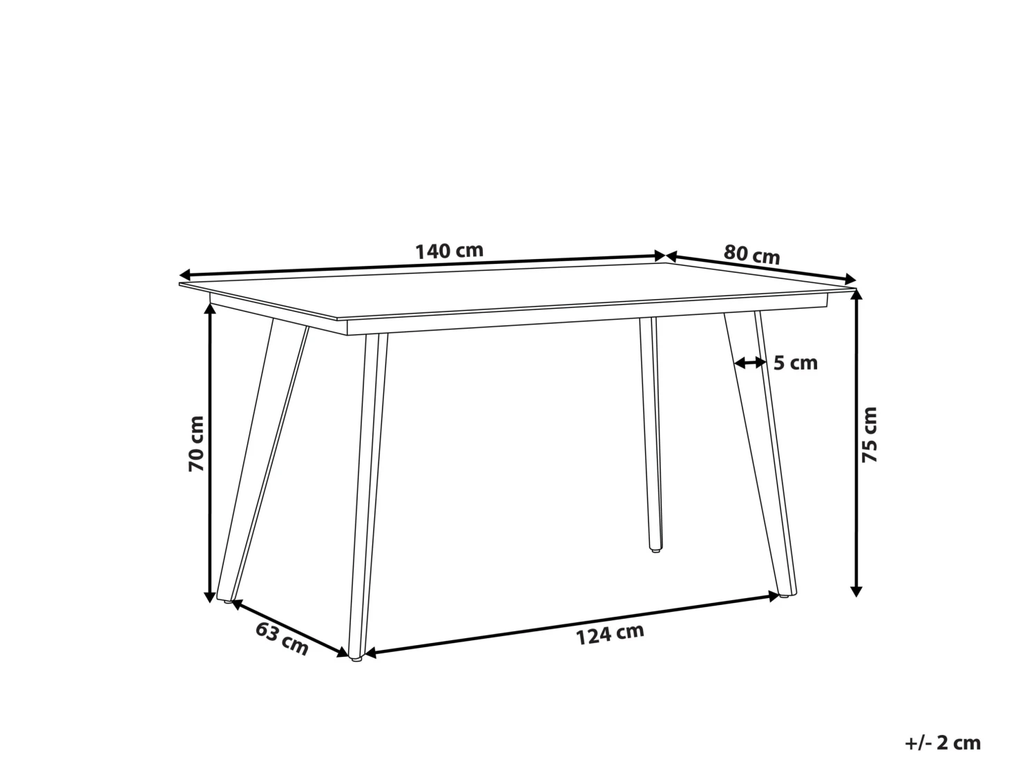 Gartentisch Aluminium Grau 140 X 80 Cm MILETO 8 Gartentisch Aluminium Grau 140 X 80 Cm MILETO – Bild 8