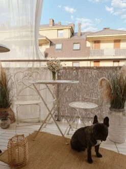 Balkonset Beige 2 Stühle Klapptisch Metall TRIESTE -Beliani Verkaufsgeschäft undef src sa picid 809926 type whitesh image