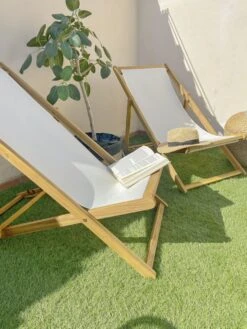 Liegestuhl Akazienholz Hellbraun Textil Beige ANZIO 14 Liegestuhl Akazienholz Hellbraun Textil Beige ANZIO -Beliani Verkaufsgeschäft undef src sa picid 811091 type whitesh image