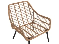 Balkonset Rattan Natürlich 2 Stühle Auflagen Beige LAURETO -Beliani Verkaufsgeschäft undef src sa picid 812203 type whitesh image